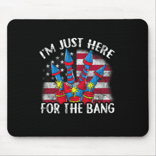 Tapis De Souris Je suis juste là pour l'Humour de feux d'artifice