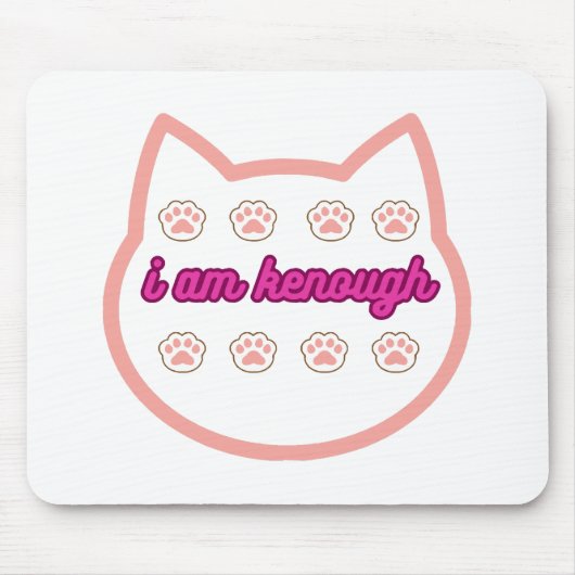 Tapis De Souris Je suis kassez t-shert cat (Devant)