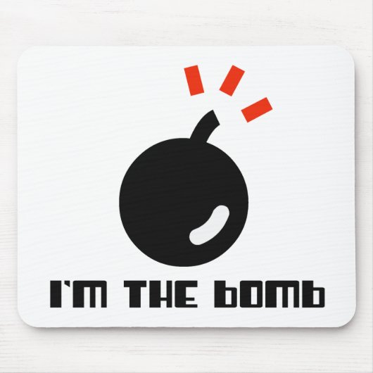 Tapis De Souris Je suis la bombe (Devant)
