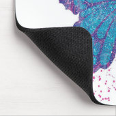 Tapis De Souris Je suis la citation papillon de la tempête (Coin)