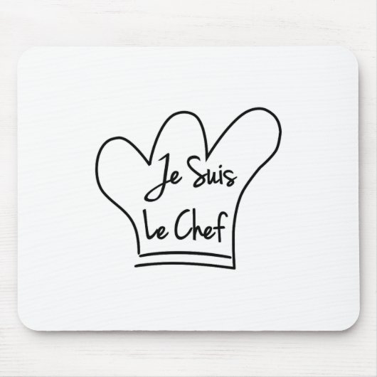 Tapis De Souris Je Suis Le Chef (Devant)