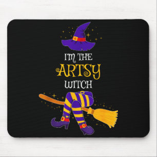 Tapis De Souris Je suis le costume assorti de sorcière artiste pou