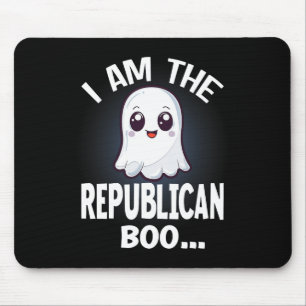 Tapis De Souris Je suis le costume assorti d'Halloween Boo républi