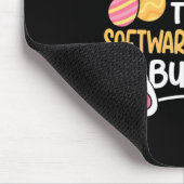 Tapis De Souris Je suis le développeur de logiciels Bunny Pâques  (Coin)
