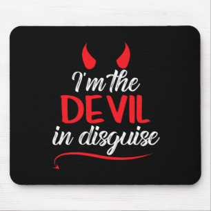Tapis De Souris Je suis le diable dans le temple adorateur Satan a