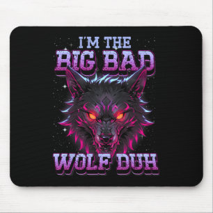 Tapis De Souris Je suis Le Mauvais Loup Drôle Dernière Minute Hall