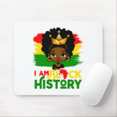 Tapis De Souris Je suis l'histoire noire Histoire noire Afro-Améri (Avec souris)