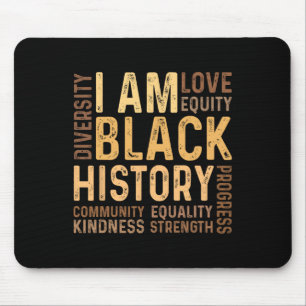 Tapis De Souris Je suis l'histoire noire Mois de l'histoire noire