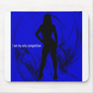 Tapis De Souris Je suis ma seule concurrence - Fitness / Culturist