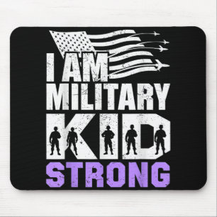 Tapis De Souris Je Suis Militaire Enfant Fort Violet Jusqu'Aux Enf