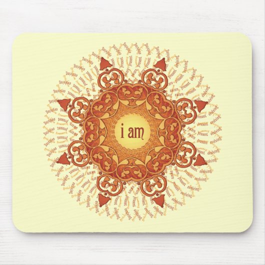 Tapis De Souris Je suis… Mousepad (Devant)