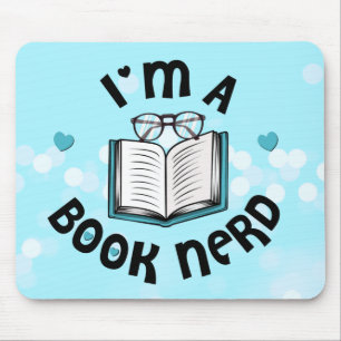 Tapis De Souris Je suis Nerd de livre