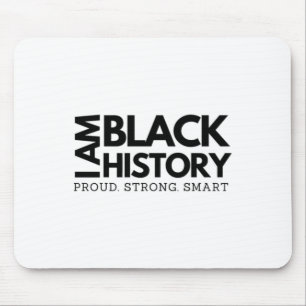 Tapis De Souris Je Suis Noir Histoire Fière Forte Smart Black Exce