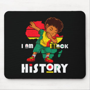 Tapis De Souris Je Suis Noir Histoire Mois Enfants Garçons Afro Af