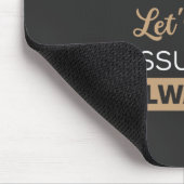 Tapis De Souris Je suis pharmacien pour gagner du temps Supposons  (Coin)