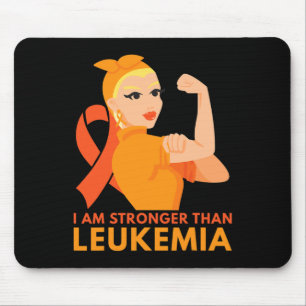 Tapis De Souris Je Suis Plus Forte Que La Leucémie Sensibilisation