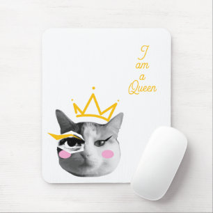 Tapis De Souris Je suis reine – Drôle élégant
