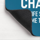 Tapis De Souris Je suis responsable, drôle, blagues, citations sar (Coin)
