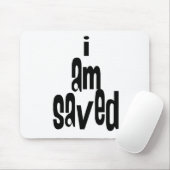 Tapis De Souris Je suis sauvé chrétien (Avec souris)