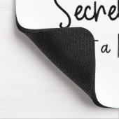 Tapis De Souris Je suis secrétaire d'école et non un magicien (Coin)