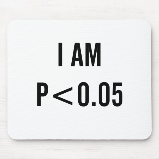 Tapis De Souris Je suis significatif (Devant)