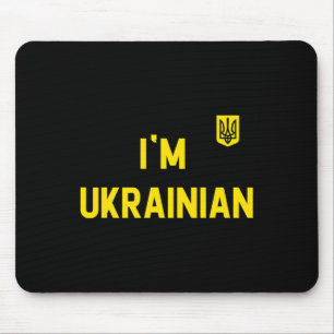 Tapis De Souris Je suis ukrainien Zelensky Ukraine Patriotique Fie