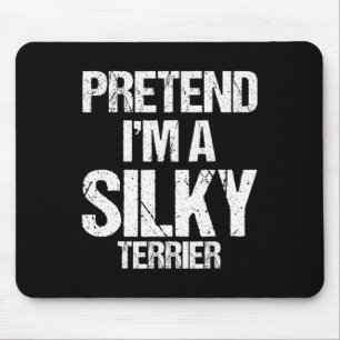 Tapis De Souris Je suis un costume de chien d'Halloween Terrier so