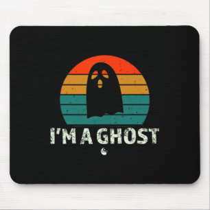 Tapis De Souris Je suis Un Fantôme Drôle Dit Vintage Halloween Cos