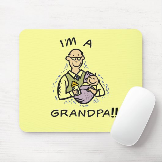 Tapis De Souris Je suis un grand-père T-shirts et cadeaux (Avec souris)