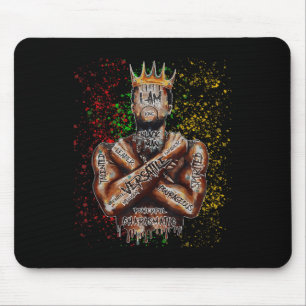 Tapis De Souris Je suis un homme noir et je suis le roi Histoire n