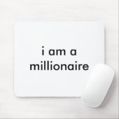 Tapis De Souris je suis un millionnaire (Avec souris)