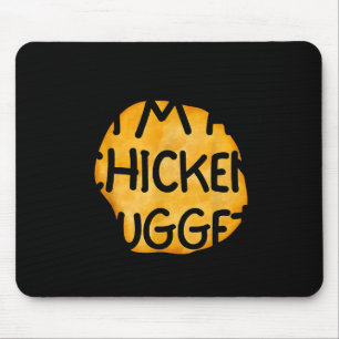 Tapis De Souris Je suis un nugget de poulet drôle paresseux facile