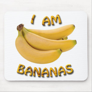 Tapis De Souris Je Suis Un Panier À Souris De Bananes