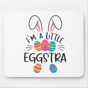 Tapis De Souris Je suis un peu Eggstra Funny Lapin de Pâques Migno