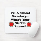 Tapis De Souris Je suis un secrétaire d'école (Avec souris)
