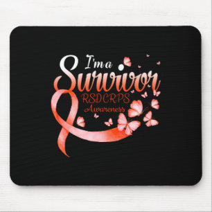 Tapis De Souris Je suis un survivant SCRR Beurre de sensibilisatio