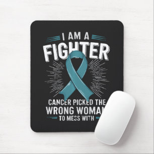 Tapis De Souris Je Suis Une Combattante Le Cancer A Choisi La Mauv