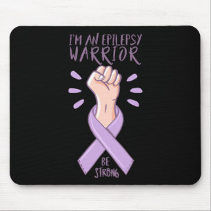 Tapis De Souris Je suis une épilepsie guerrier jour de sensibilisa