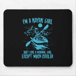 Tapis De Souris Je Suis Une Fille Kayak
