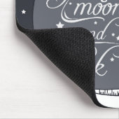 Tapis De Souris Je t'aime à la lune et au dos (Coin)