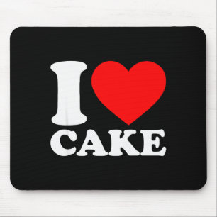 Tapis De Souris Je T'aime Cake T-Shirt Je Cœur Cake Amoureux de No