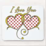 Tapis De Souris Je t'aime Design<br><div class="desc">I love You design créé par MD Edward Eksi</div>