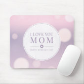 Tapis De Souris Je t'aime Fête des mères de maman | Panier de sour (Avec souris)