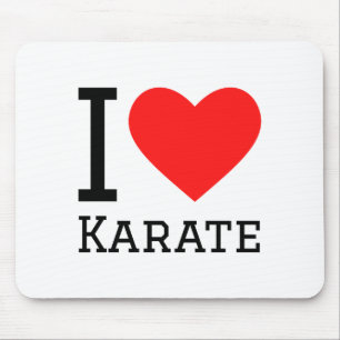 Tapis De Souris Je T'aime Karaté T Shirt