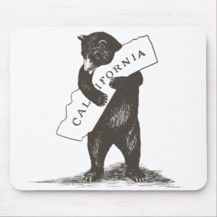 Tapis De Souris Je t'aime la Californie