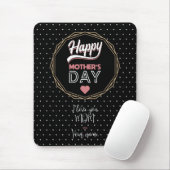 Tapis De Souris Je t'aime maman (Avec souris)