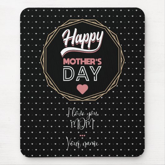 Tapis De Souris Je t'aime maman (Devant)
