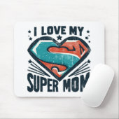 Tapis De Souris Je t'aime maman (Avec souris)
