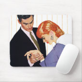 Tapis De Souris Je t'aime, maman Girl (Avec souris)