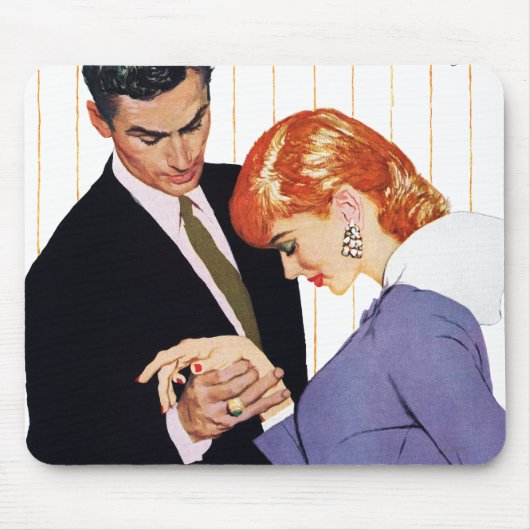 Tapis De Souris Je t'aime, maman Girl (Devant)